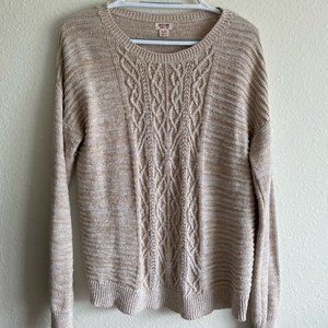 Mossimo Supply Co Beige Sweater